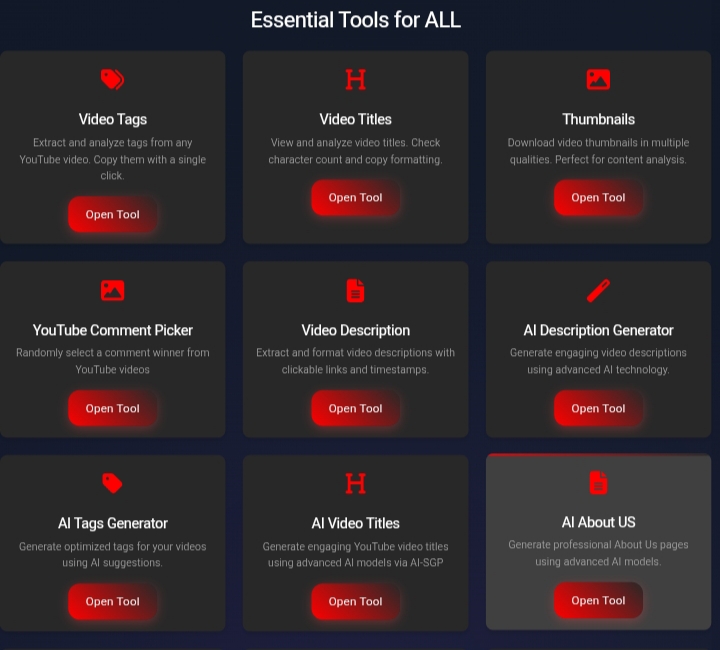 100+ Free Ai Tools by SGPedia